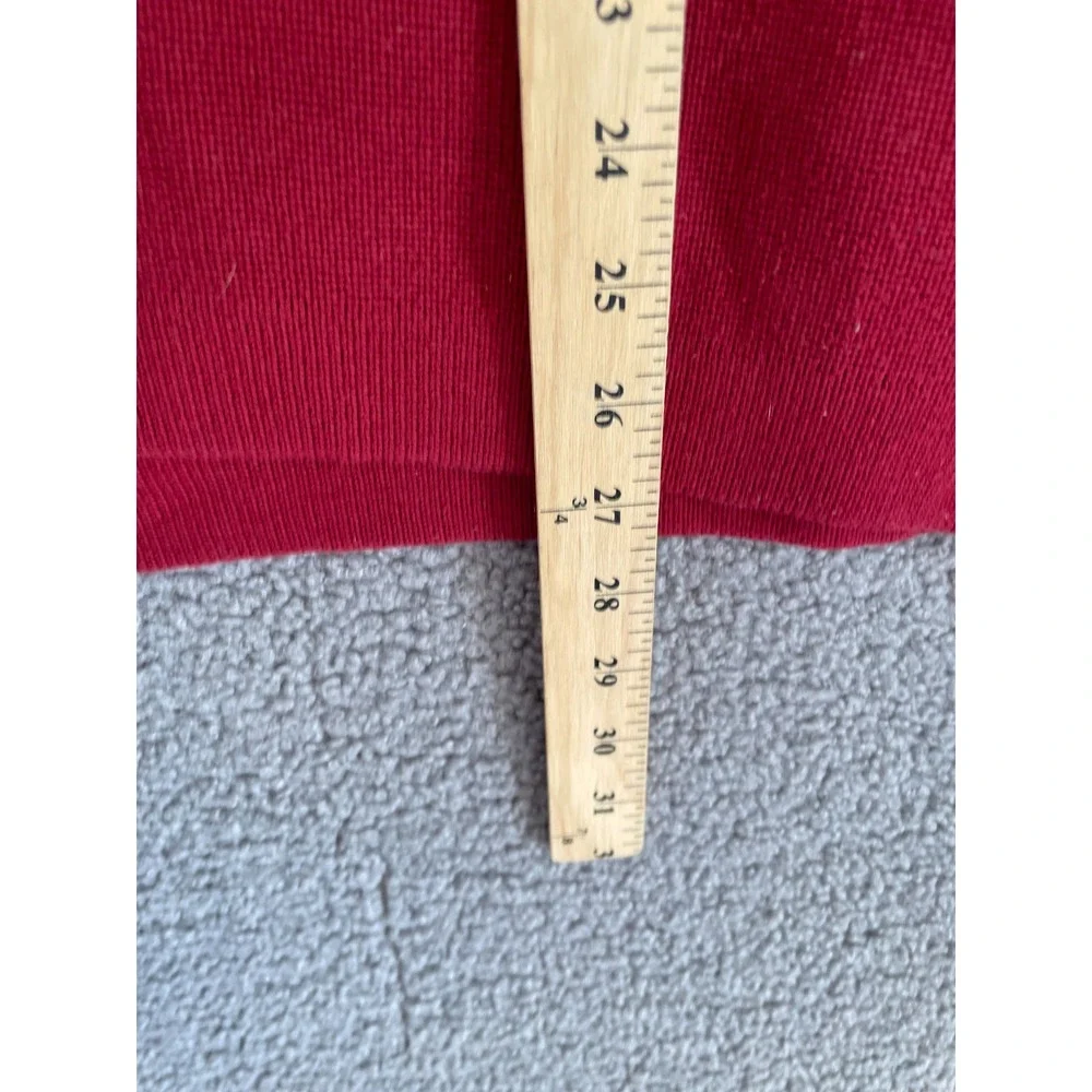 Eddie Bauert‎ Sweater Men Size Large  Maroon Long Sleeve Crew Neck - Picture 3 of 6